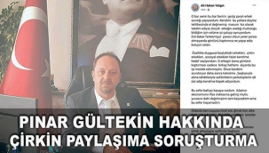 Pınar Gültekin hakkında çirkin paylaşıma soruşturma