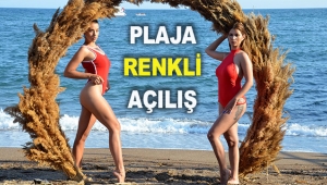 Plaja renkli açılış