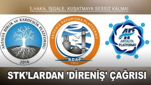 STK’LARDAN 'DİRENİŞ' ÇAĞRISI
