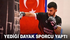 Yediği dayak sporcu yaptı