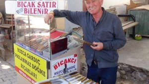 Atalarından kalma 'Gardıç' bıçağı üretimi yapıyorlar
