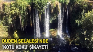 Düden Şelalesi'nde 'kötü koku' şikayeti