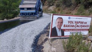 Gündoğmuş Köprülü yayla yoluna sathi asfalt