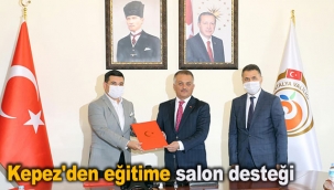 Kepez'den eğitime salon desteği