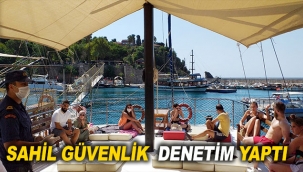 Sahil Güvenlik denetim yaptı