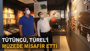 Tütüncü, Türel'i müzede misafir etti