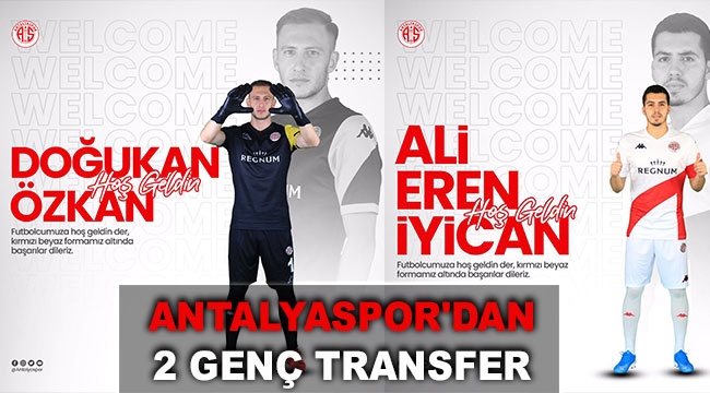 Antalyaspor'dan 2 genç transfer