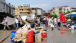 Gazipaşa'da sağanak etkili oldu