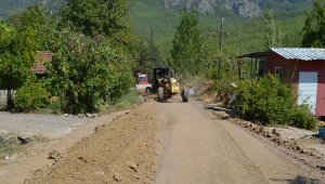 Hacıosmanlar-Bozdoğan grup yolu asfalta hazırlanıyor