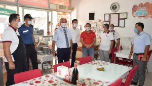 Kumluca'da korona denetimi