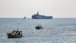 Oruç Reis, Antalya Limanı'ndan ayrıldı
