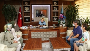 Rektör Özkan, Berna'yı ağırladı