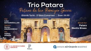 'Trio Patara'dan Patara'da konser