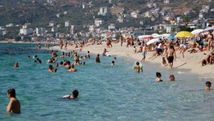 Alanya'da ekimde deniz keyfi