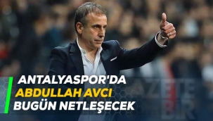 Antalyaspor'da Abdullah Avcı, bugün netleşecek