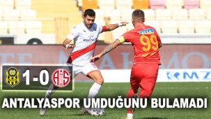 Antalyaspor umduğunu bulamadı