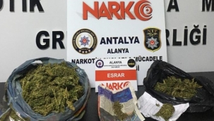 Baskınlarda esrar ve eroin ele geçirildi