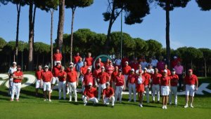 Cumhuriyetin kuruluş yıl dönümü anısına golf turnuvası