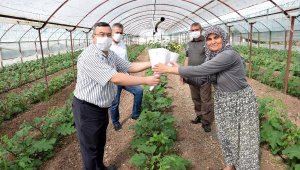 Kadın çiftçiler unutulmadı