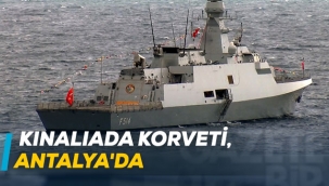 Kınalıada korveti, Antalya'da