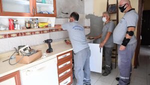 Konyaaltı'nda yanan ev baştan sona yenilendi