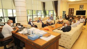 Manavgatlı muhtarlardan Başkan Sözen'e ziyaret