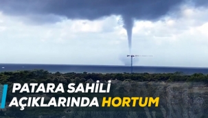 Patara sahili açıklarında hortum