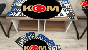 Polisten sahte plaka operasyonu