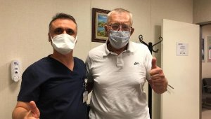Rus hasta, hastaneden zafer işareti yaparak ayrıldı