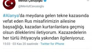 Alanya'da gezinti teknesi battı: 1 turist öldü, 32 turist ve 5 mürettebat kurtarıldı