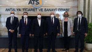 Bankacılardan Başkan Çetin'e ziyaret
