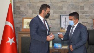 Başkan İşlek'ten Milli Eğitim Müdürü Tak'a ziyaret