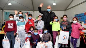 Başkan Uysal, deprem bölgesinde