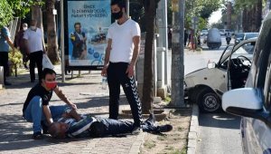 Direksiyon başında epilepsi nöbeti geçirince, kaza yaptı