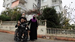 Engelli çocukları nedeniyle apartmandan çıkarılmak istendikleri iddiası