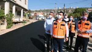 Erenköy'de asfalt tamam sırada doğal gaz var