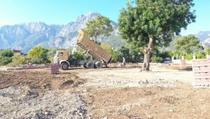 Kemer'de yeni park çalışması
