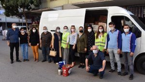 Kumluca'dan İzmir'e yardım eli