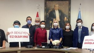 Organ Bağışı Haftası'nda Rektör Özkan'a ziyaret
