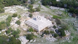 539 yıl önceki depremin yıktığı Patara Deniz Feneri'ne deprem önlemi