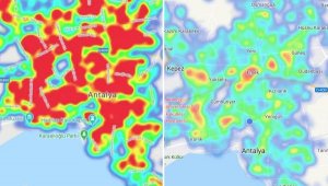 Antalya risk haritası, 1 ayda yeşile döndü