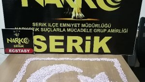 Antalya'da 5 bin 301 adet ecstasy hap ele geçirildi