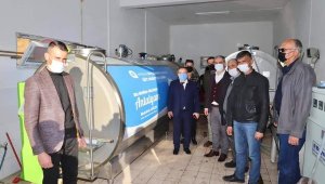 Büyükşehir'den Elmalı Yuva'ya 4 tonluk süt tankı