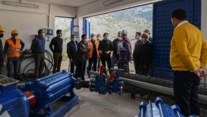 Demre'de dört mahalleye sulama suyu