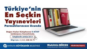 E-Kitap koleksiyonu kullanımda