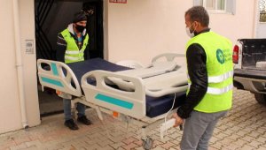 Hasta yatakları 8 kişiye derman oldu