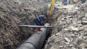 İbradı'da yağmur suyu sorunu çözüldü
