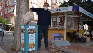 Kepez'de bayat ekmekler, 'Ekmek Toplama Kutuları'na