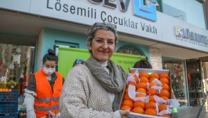LÖSEV mandalinaları satışa çıktı