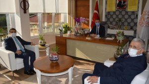 Milli eğitim müdürüne 'hayırlı olsun' ziyareti